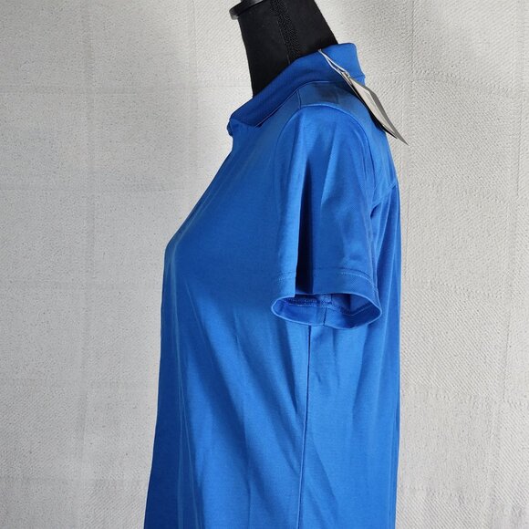 Devon and Jones French Blue Crownlux Performance Style DG20W Polo Work Top Sz M - Picture 8 of 16